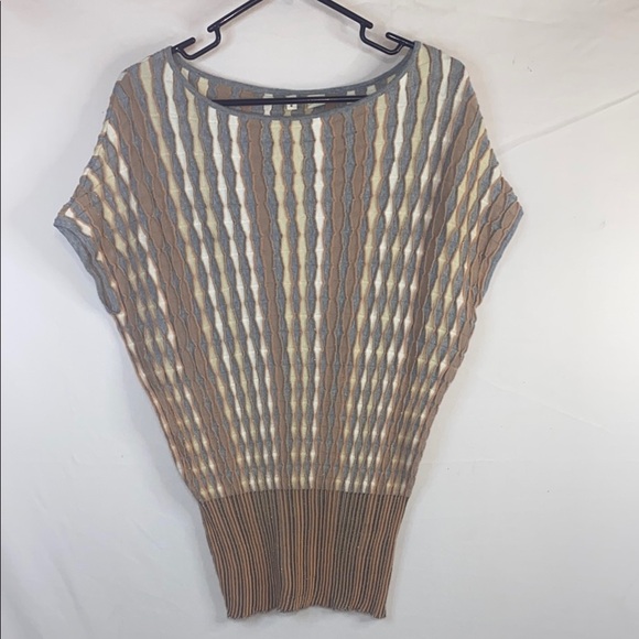 Striped Knit Sweater Top - Picture 1 of 6